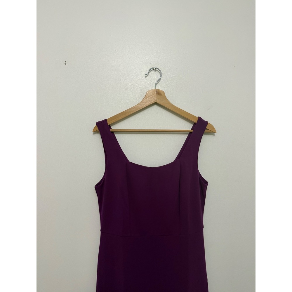 NWT Women's Purple Ruffle Dress – Layered Hem – Size Medium - Picture 2 of 6
